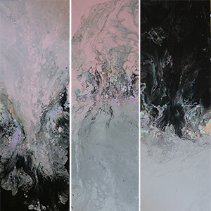 Нежность чувств. 100х30, Акрил, холст. 2022 год / Стоимость: 60 000р